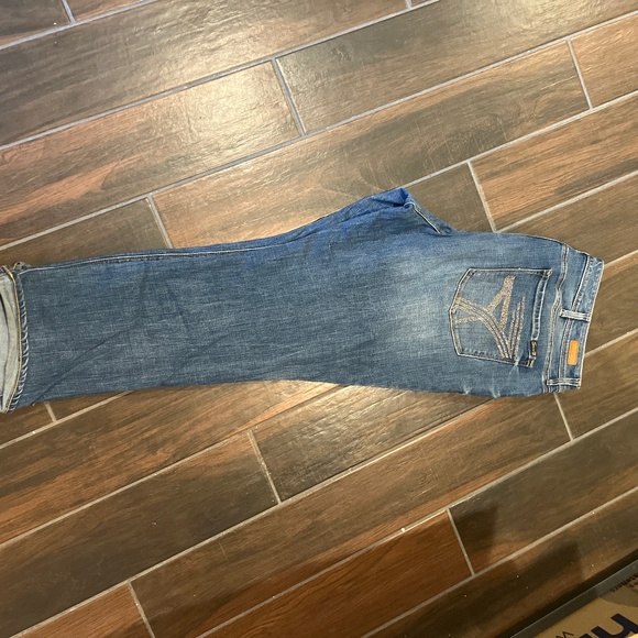 Seven 7 Distressed Boot Cut Jeans - Picture 3 of 3